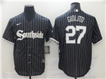 Chicago White Sox #27 Lucas Giolito Black 2021 City Connect Cool Base Jersey 