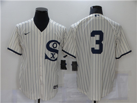 Chicago White Sox #3 Harold Baines White 2021 Field of Dreams Cool Base Jersey 