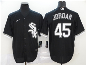 Chicago White Sox #45 Michael Jordan Black Cool Base Jersey