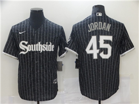 Chicago White Sox #45 Michael Jordan Black 2021 City Connect Cool Base Jersey 