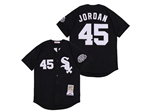 Chicago White Sox #45 Michael Jordan 1994 Throwback Black Jersey