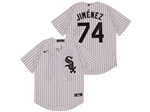 Chicago White Sox #74 Eloy Jiménez White Cool Base Jersey