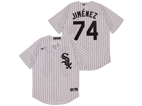 Chicago White Sox #74 Eloy Jiménez White Cool Base Jersey