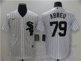 Chicago White Sox #79 José Abreu White Cool Base Jersey