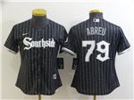 Chicago White Sox #79 José Abreu Women's Black 2021 City Connect Cool Base Jersey 