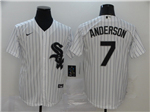 Chicago White Sox #7 Tim Anderson White Cool Base Jersey