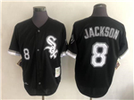 Chicago White Sox #8 Bo Jackson Throwback Black Jersey