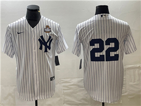 New York Yankees #22 Juan Soto White 2024 World Series Limited Jersey