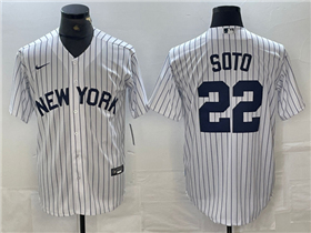 New York Yankees #22 Juan Soto White Fashion Jersey