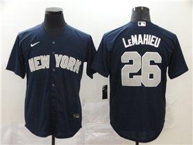 New York Yankees #26 DJ LeMahieu Navy Cool Base Jersey