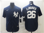 New York Yankees #26 DJ LeMahieu Navy Cool Base Jersey 