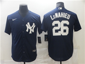 New York Yankees #26 DJ LeMahieu Navy Cool Base Jersey 