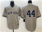 New York Yankees #44 Reggie Jackson Gray Without Name Cool Base Jersey