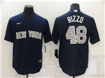 New York Yankees #48 Anthony Rizzo Navy Cool Base Jersey