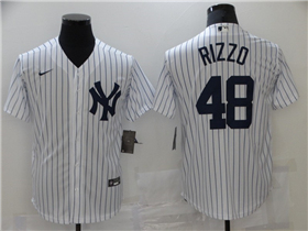 New York Yankees #48 Anthony Rizzo White Cool Base Jersey 