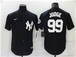 New York Yankees #99 Aaron Judge Black Fashion Cool Base Jersey 