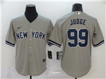 New York Yankees #99 Aaron Judge Gray Cool Base Jersey