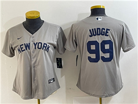 New York Yankees #99 Aaron Judge Women's Gray Away Limited Jersey