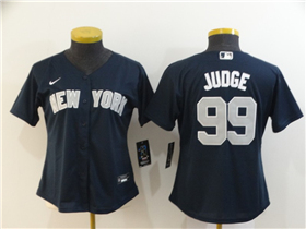 New York Yankees #99 Aaron Judge Women's Navy Cool Base Jersey