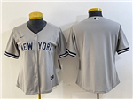 New York Yankees Women's Gray Cool Base Team Jersey