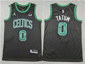 Boston Celtics #0 Jayson Tatum 2022-24 Black Statement Swingman Jersey