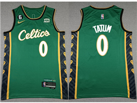 Boston Celtics #0 Jayson Tatum 2022-23 Green City Edition Swingman Jersey