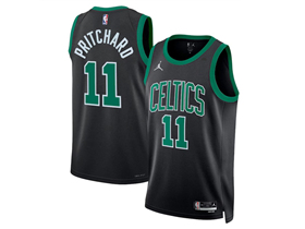 Boston Celtics #11 Payton Pritchard 2022-24 Black Statement Swingman Jersey