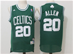 Boston Celtics #20 Ray Allen Green Hardwood Classics Jersey