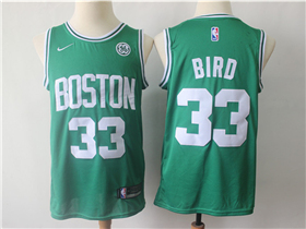 Boston Celtics #33 Larry Bird Green Swingman Jersey