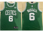 Boston Celtics #6 Bill Russell Green Swingman Jersey