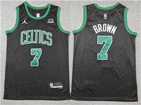 Boston Celtics #7 Jaylen Brown 2022-24 Black Statement Swingman Jersey