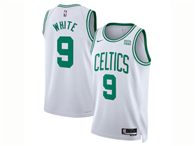 Boston Celtics #9 Derrick White White Swingman Jersey