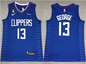 Los Angeles Clippers #13 Paul George Blue Swingman Jersey