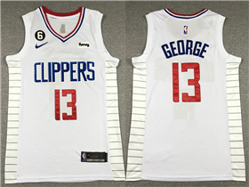 Los Angeles Clippers #13 Paul George White Swingman Jersey