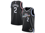 Los Angeles Clippers #2 Kawhi Leonard 2022-23 Black City Edition Swingman Jersey