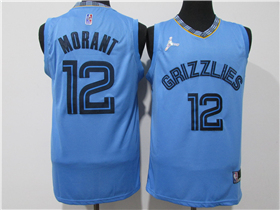 Memphis Grizzlies #12 Ja Morant 2021-22 Light Blue Statement Edition Swingman Jersey