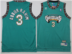 Vancouver Grizzlies #3 Shareef Abdur-Rahim Teal Hardwood Classics Jersey