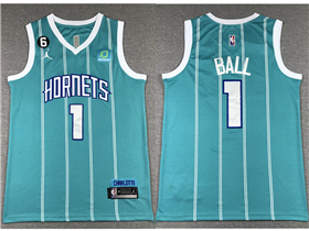 Charlotte Hornets #1 LaMelo Ball Teal Swingman Jersey