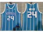 Charlotte Hornets #24 Brandon Miller Teal Swingman Jersey