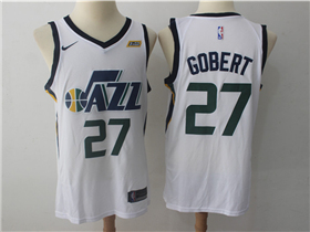 Utah Jazz #27 Rudy Gobert White Swingman Jersey