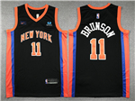 New York Knicks #11 Jalen Brunson 2022-23 Black City Edition Swingman Jersey