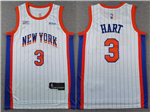 New York Knicks #3 Josh Hart 2024-25 White City Edition Swingman Jersey