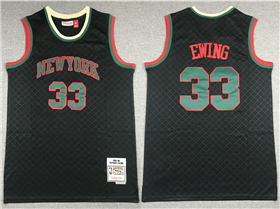 New York Knicks #33 Patrick Ewing 1991-92 Neapolitan Hardwood Classics Jersey