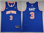 New York Knicks #3 Josh Hart Blue Swingman Jersey