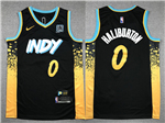 Indiana Pacers #0 Tyrese Haliburton 2023-24 Black City Edition Swingman Jersey