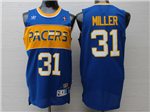 Indiana Pacers #31 Reggie Miller Blue Hardwood Classics Jersey