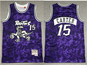 Toronto Raptors #15 Vince Carter Galaxy Hardwood Classics Jersey