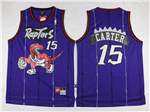 Toronto Raptors #15 Vince Carter 1998-99 Throwback Purple Jersey