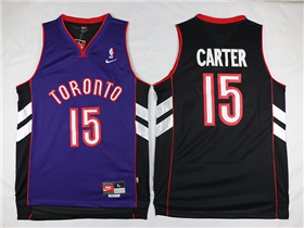 Toronto Raptors #15 Vince Carter Purple/Black Throwback Jersey