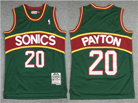 Seattle SuperSonics #20 Gary Payton 1995-96 Green Hardwood Classics Jersey